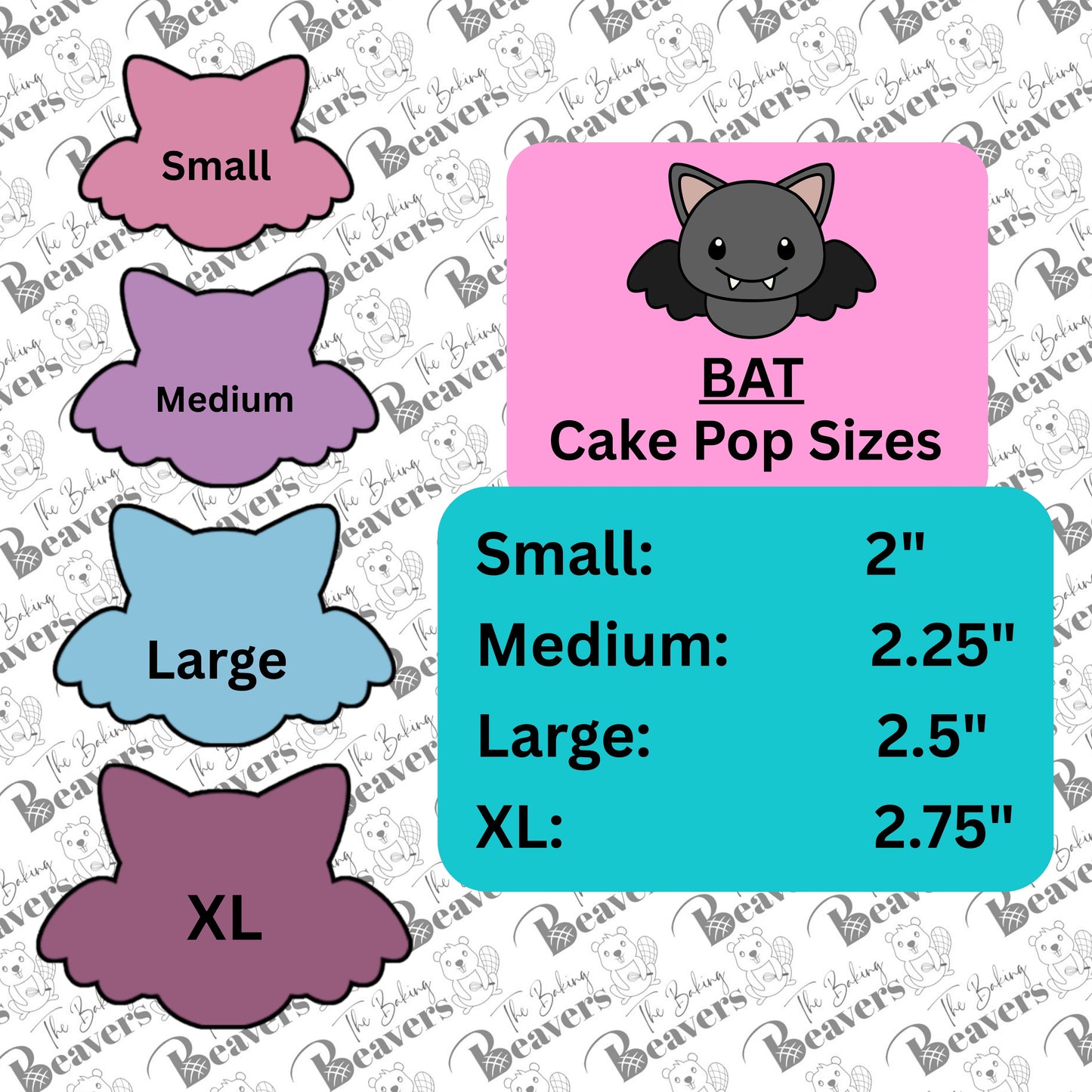 BAT Cake Pop Set (Cutter, Popper and Tray)