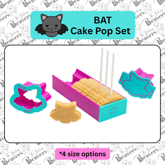 BAT Cake Pop Set (Cutter, Popper and Tray)