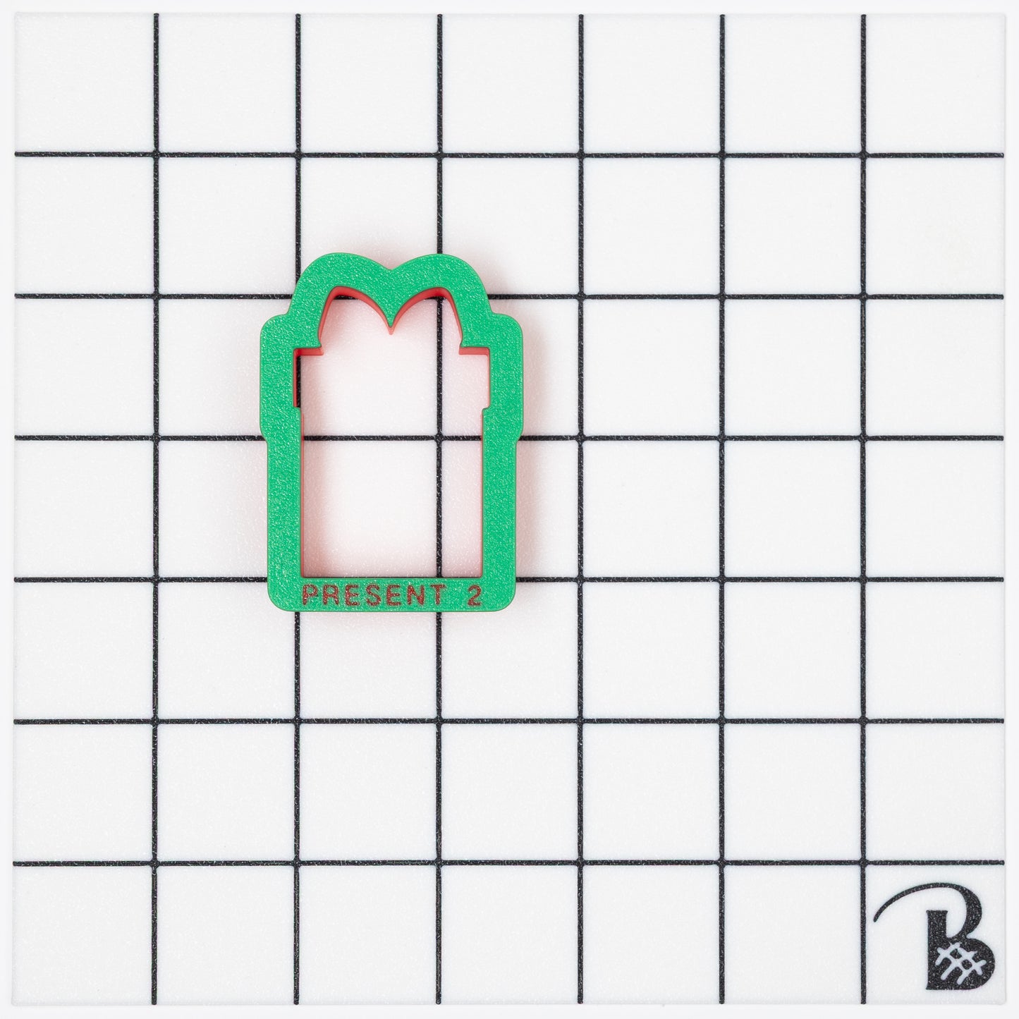 Tall Present Cookie Cutter | Christmas Present cookie cutter