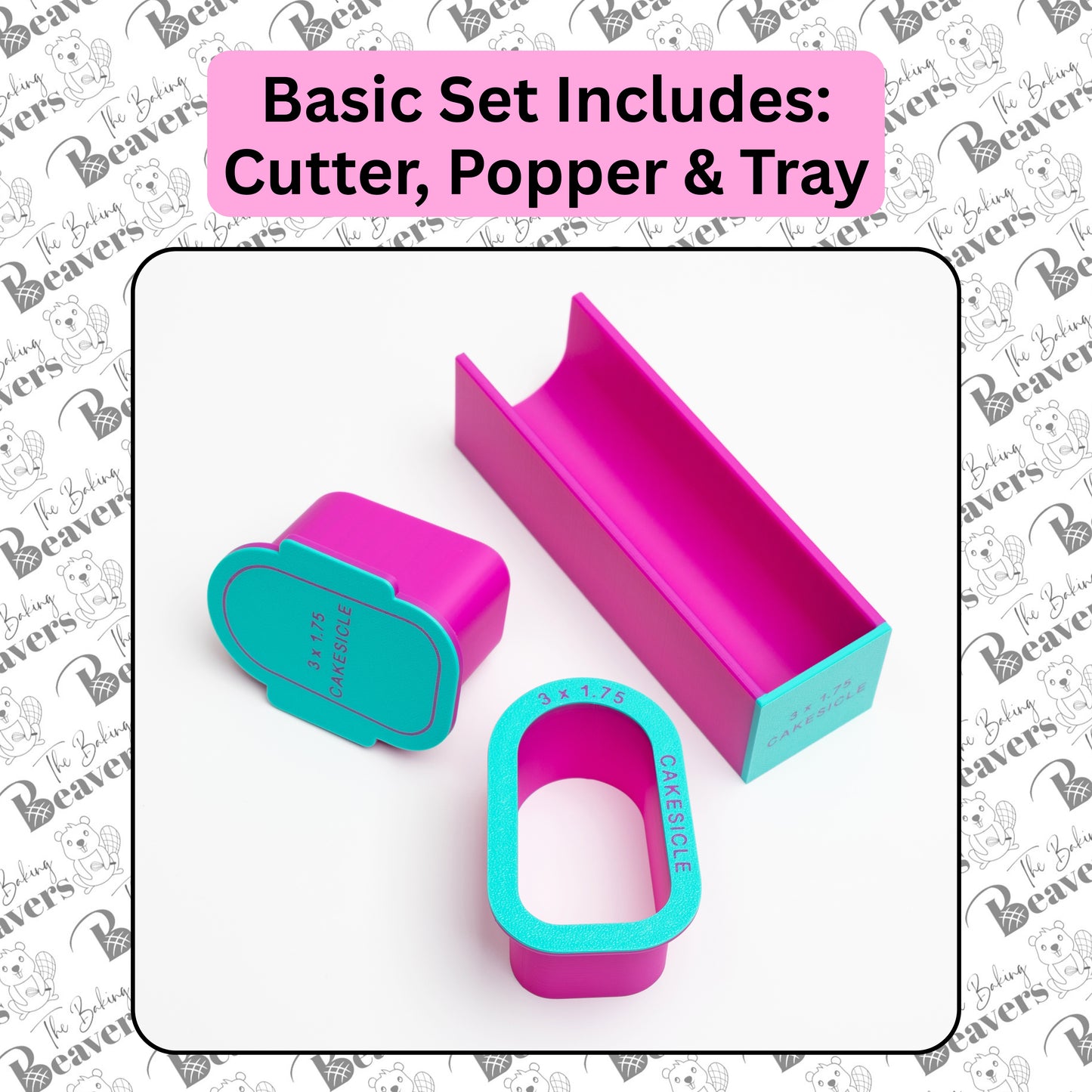 Cakesicle Set (Cutter, Popper and Tray)