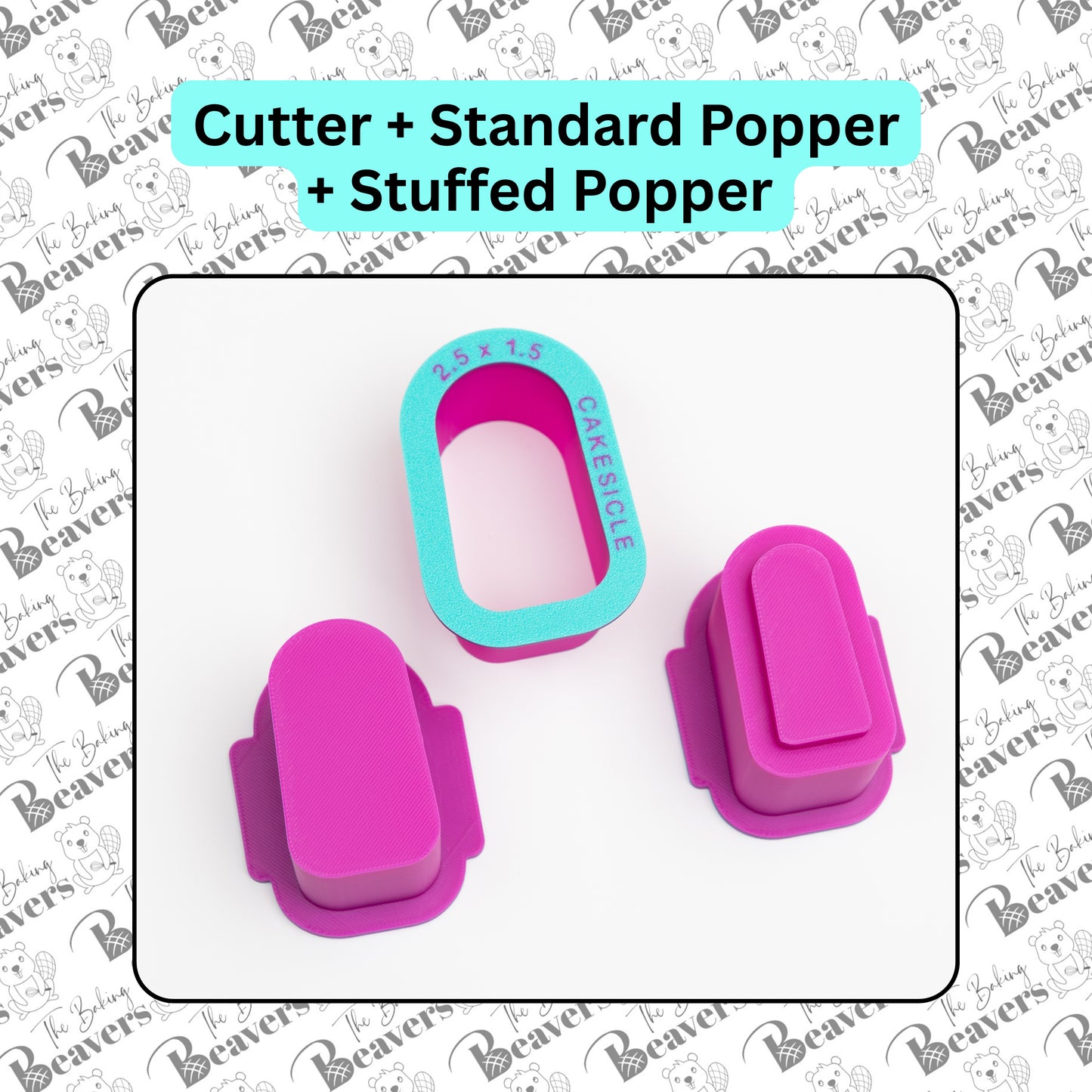 Cakesicle Set (Cutter, Popper and Tray)