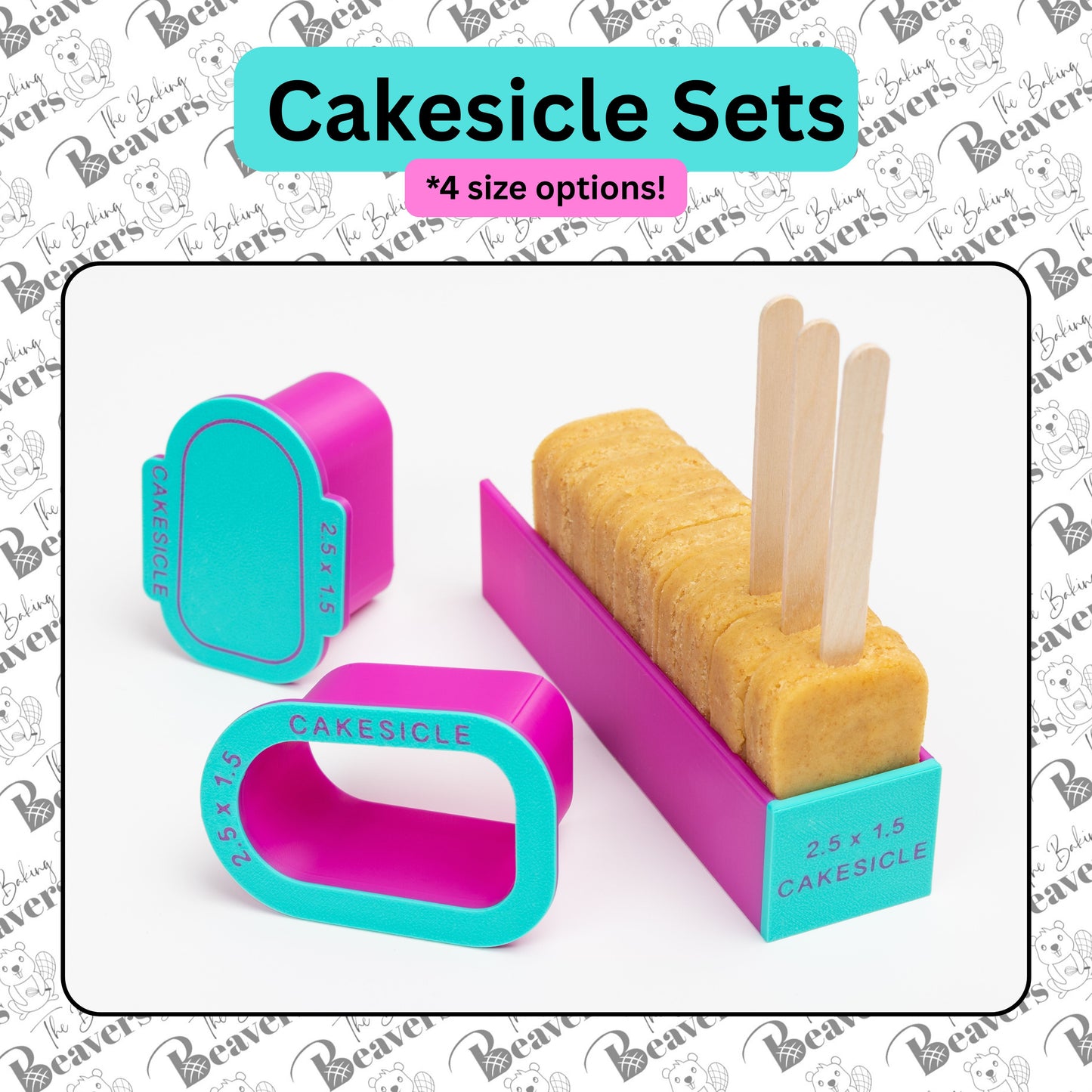Cakesicle Set (Cutter, Popper and Tray)