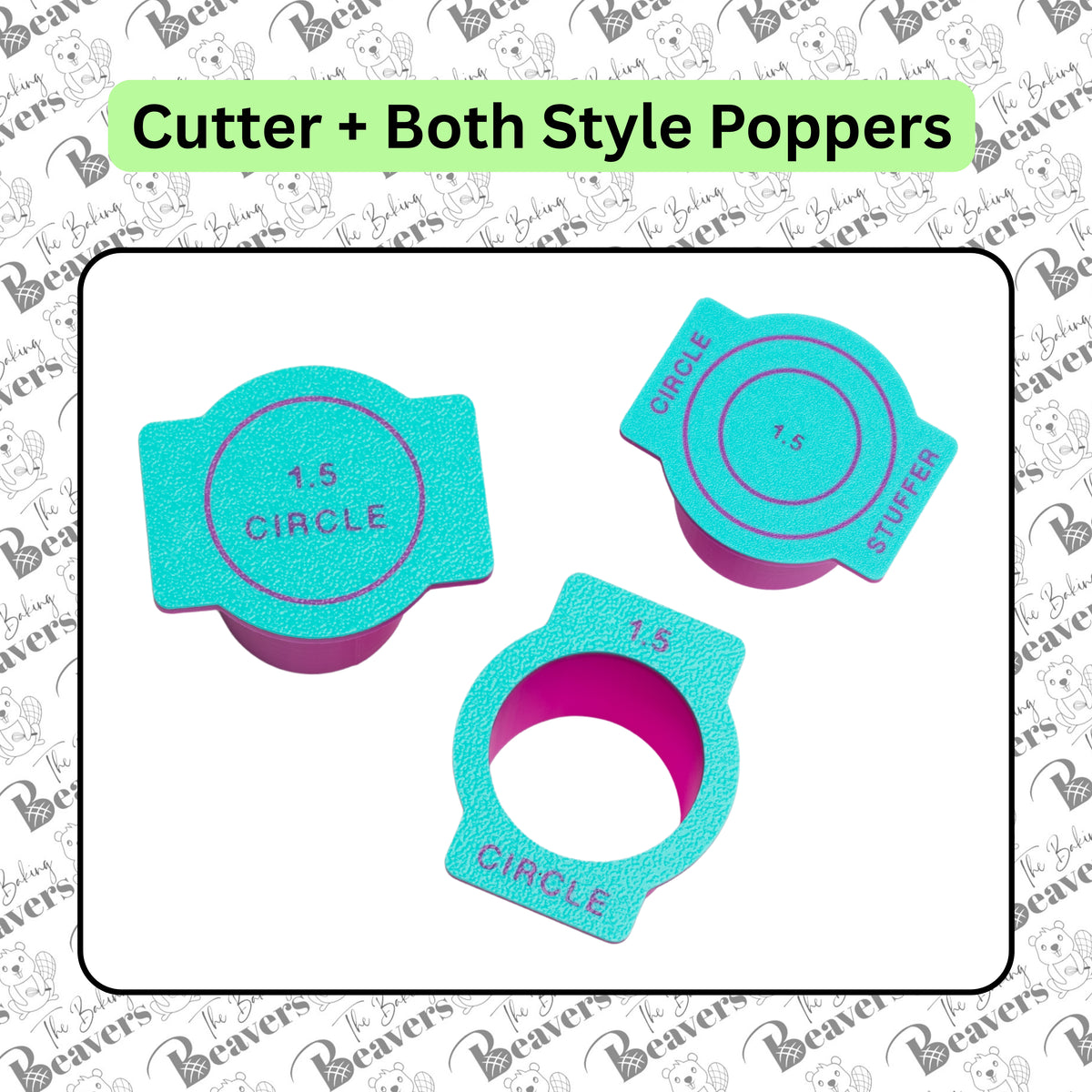 Circle Cake Pop Set (Cutter, Popper, Stuffed Popper and Tray)
