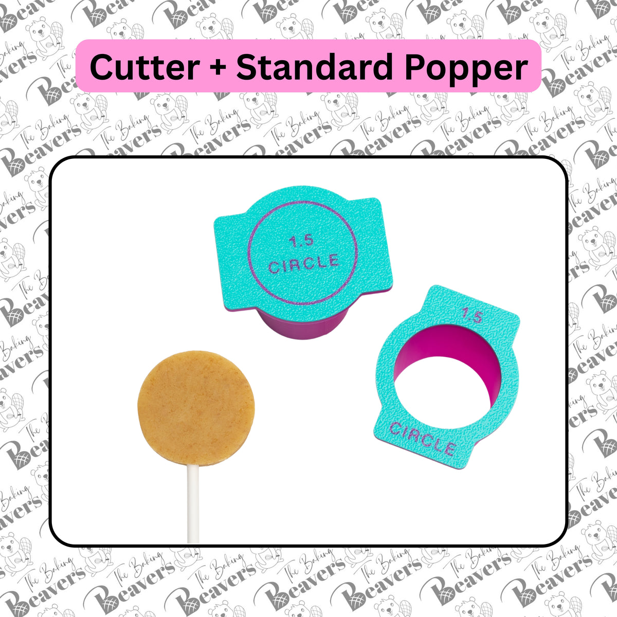 Circle Cake Pop Set (Cutter, Popper, Stuffed Popper and Tray)