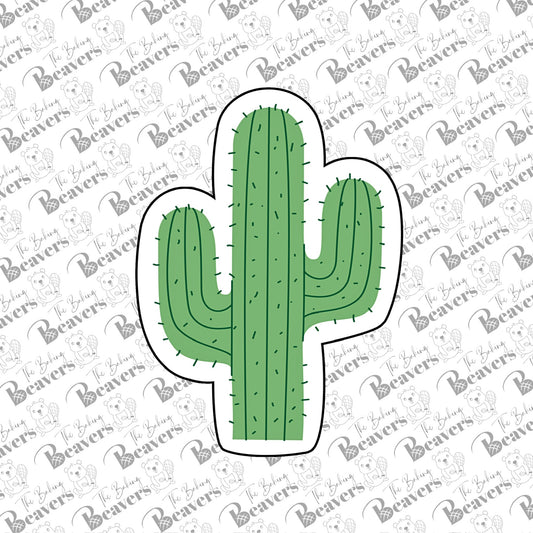 Simple Cactus Cookie Cutter