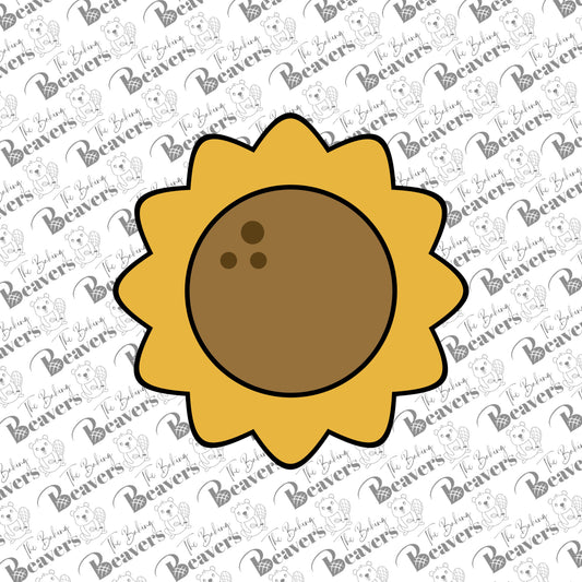 Sunflower (chunky version) Cookie Cutter