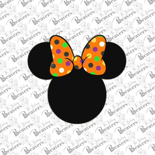 Mouse Head with Bow Cookie Cutter