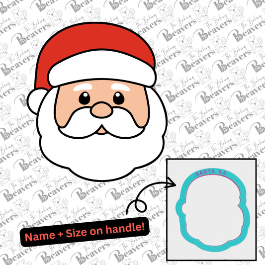 Santa face (chunky version) Cookie Cutter
