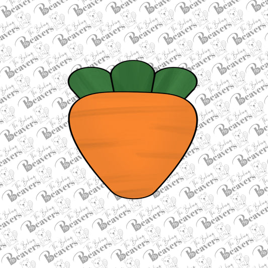 Chunky Carrot (version 1) Cookie Cutter