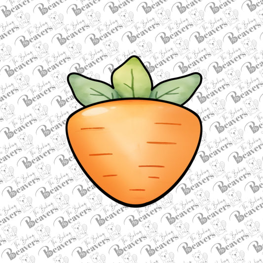 Chunky Carrot (version 2) Cookie Cutter