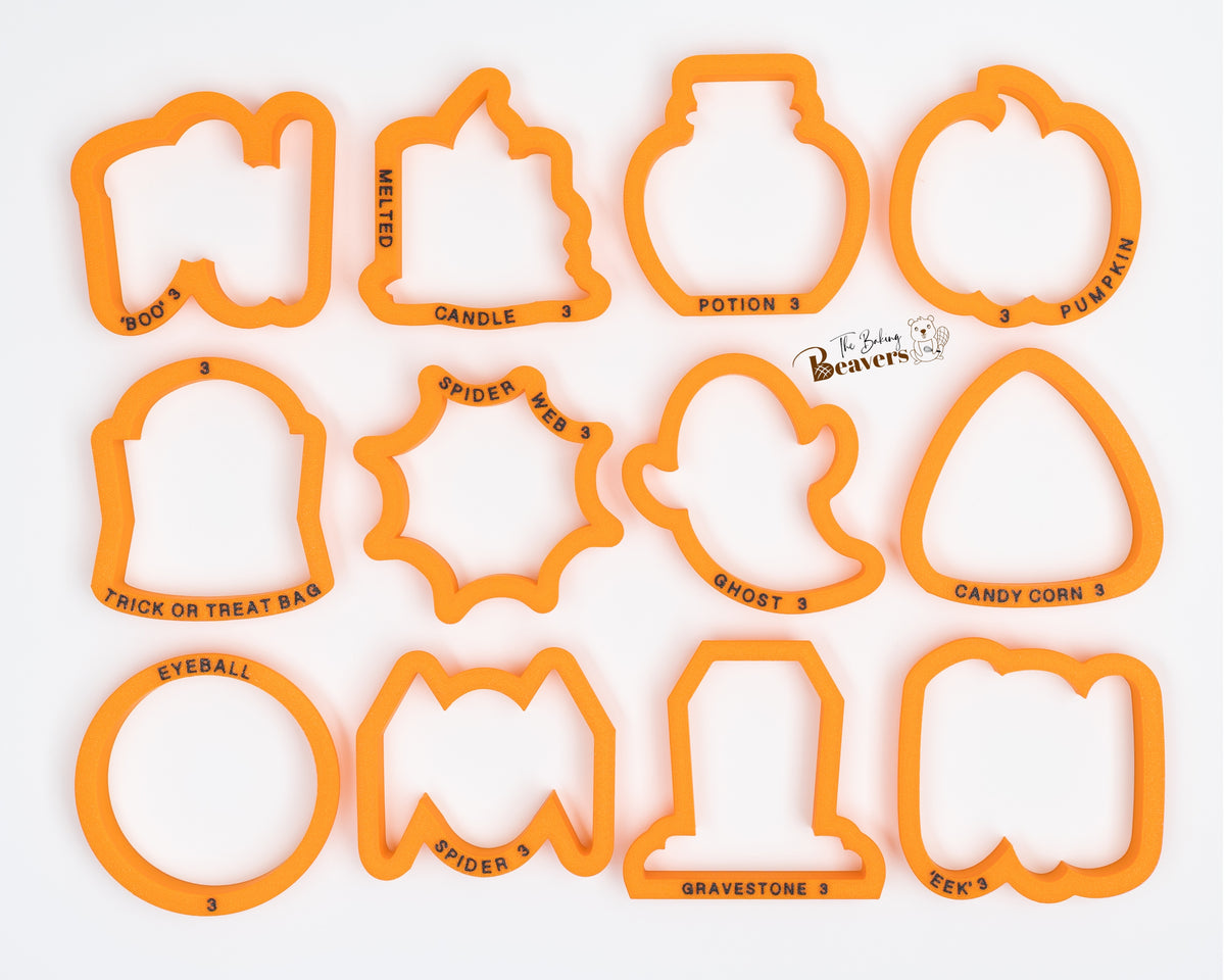 Halloween Dozen Set of Cookie Cutters