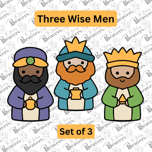 Three Wise Men Cookie Cutter Set (includes 3 cutters)