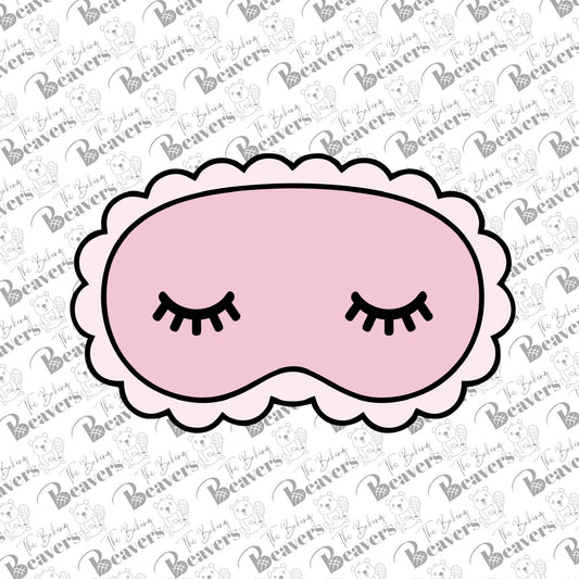Spa Face Mask | Spa Eye Mask Cookie Cutter