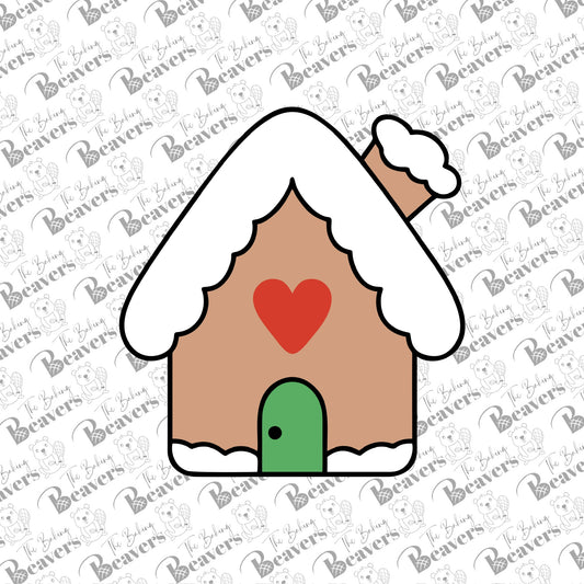Chunky Gingerbread House Cookie Cutter