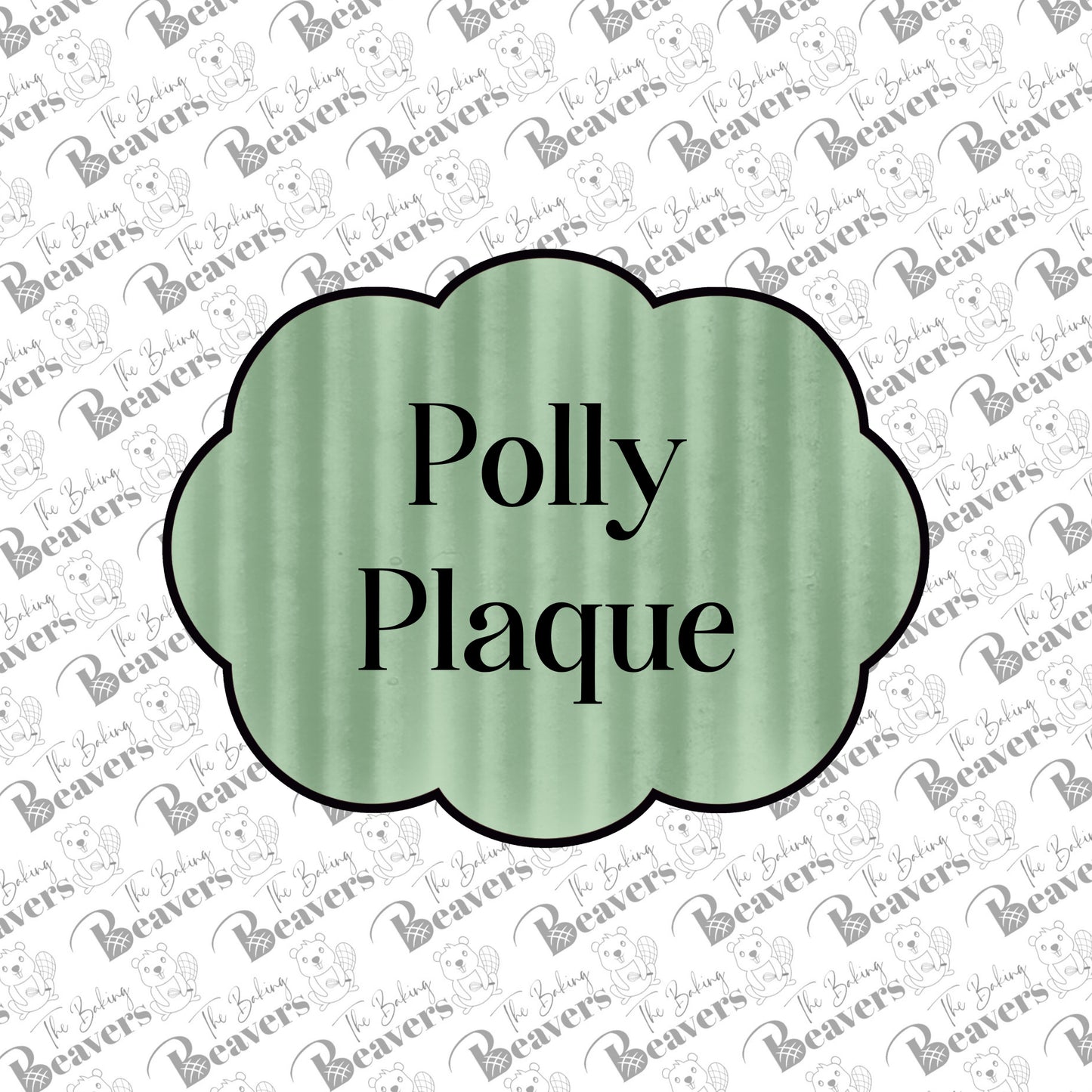 Polly Plaque Cookie Cutter