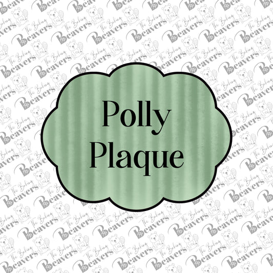 Polly Plaque Cookie Cutter