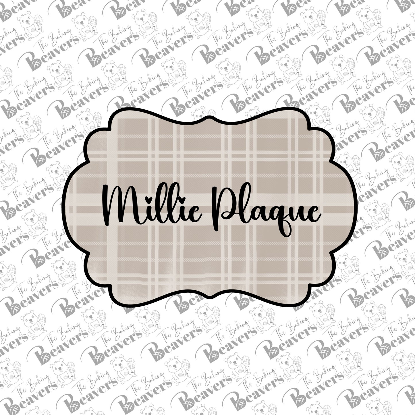 Millie Plaque Cookie Cutter