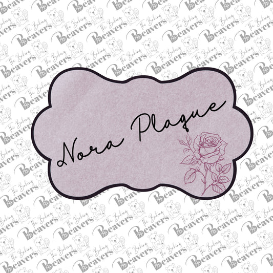 Nora Plaque Cookie Cutter
