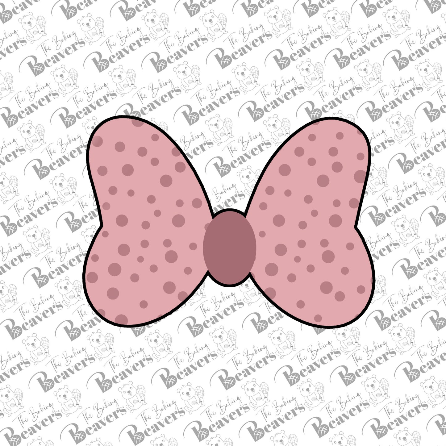 Cartoon Bow Cookie Cutter