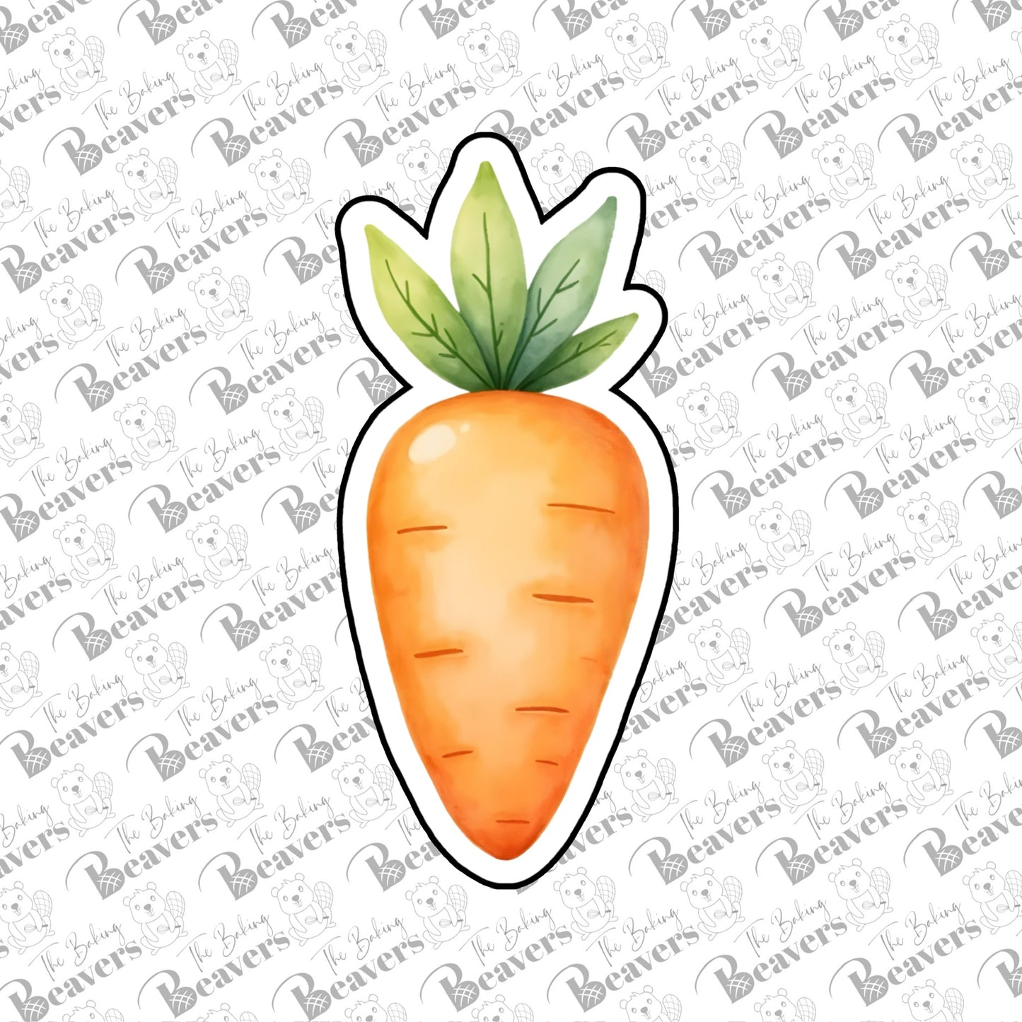 Cartoon Carrot Cookie Cutter