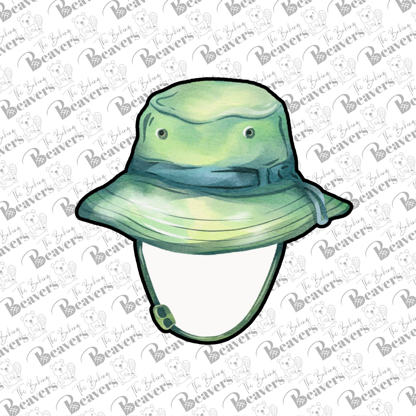 Bucket Hat with Strap Cookie Cutter