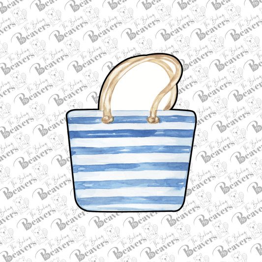 Beach Bag | Beach Tote - Version 2 Cookie Cutter