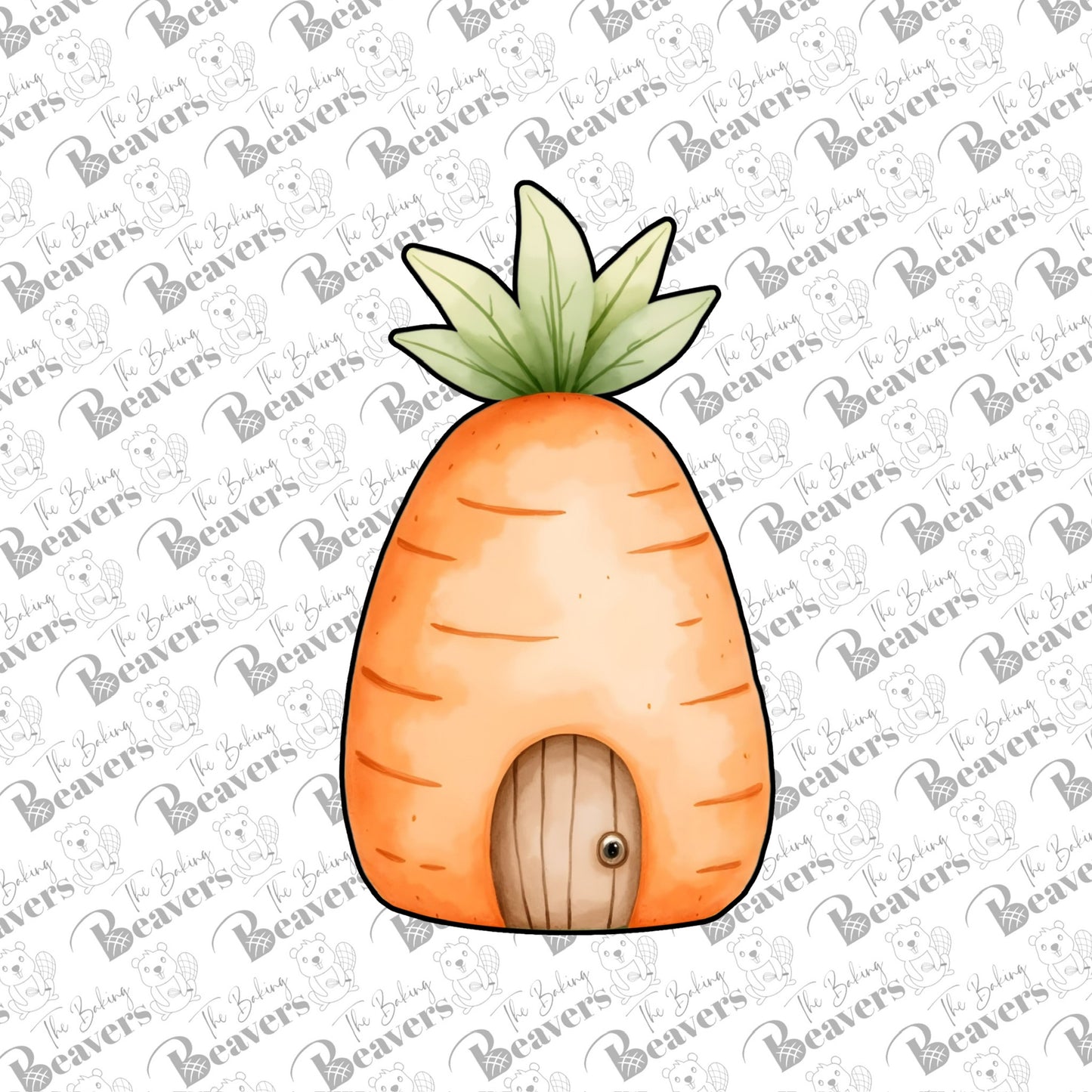 Carrot House Cookie Cutter