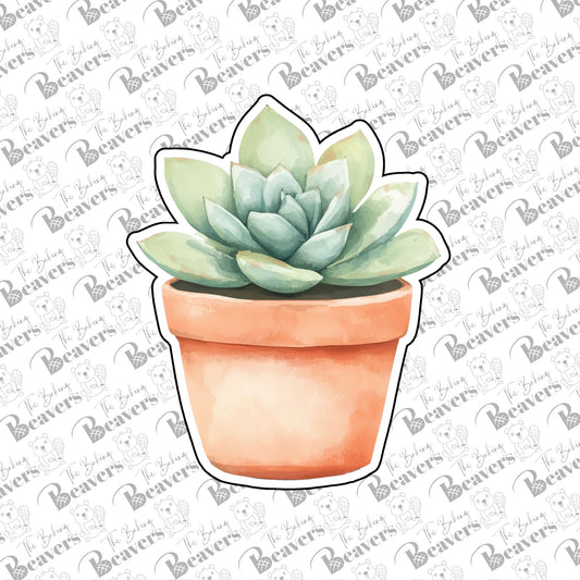 Potted Cactus Cookie Cutter