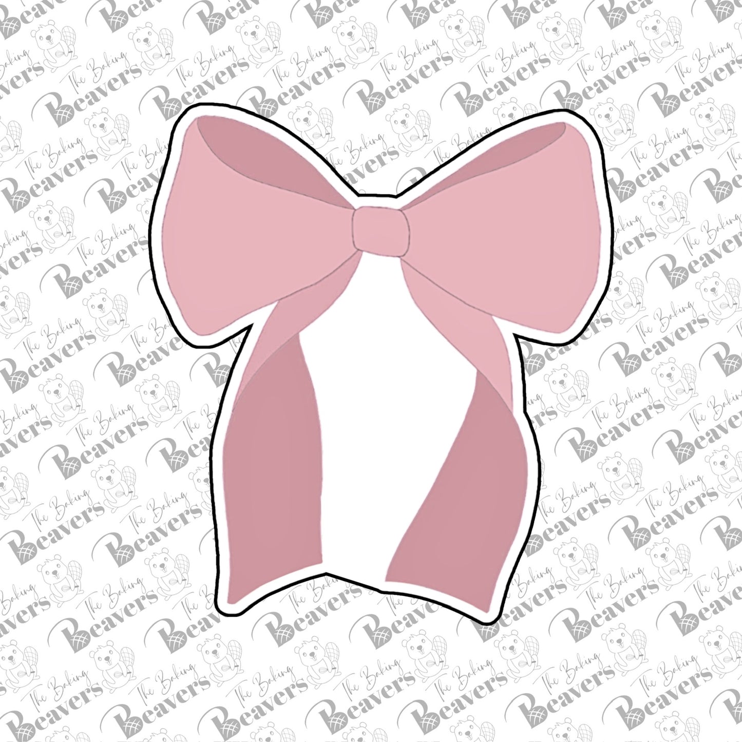 Bow with Long Ribbons Cookie Cutter