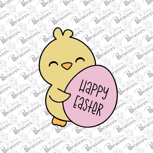 Chick with Easter Egg Cookie Cutter