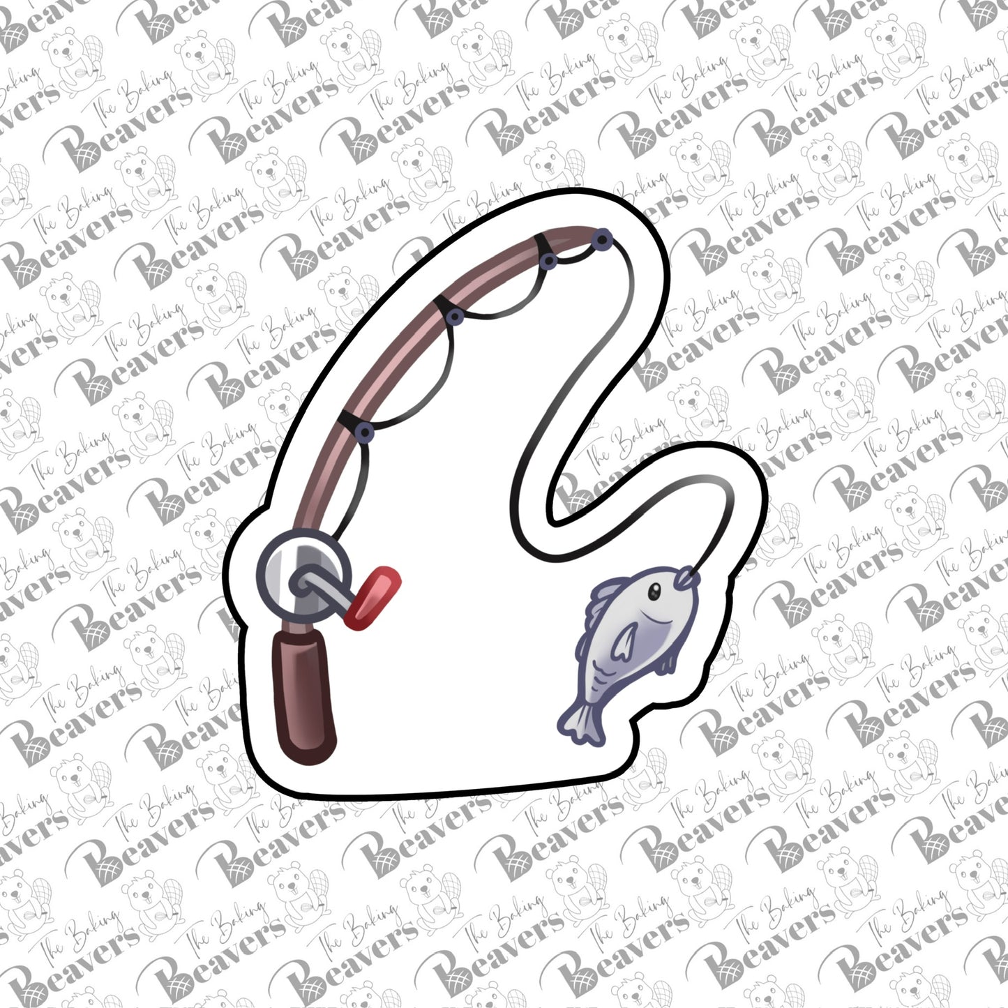 Fishing Rod Cookie Cutter