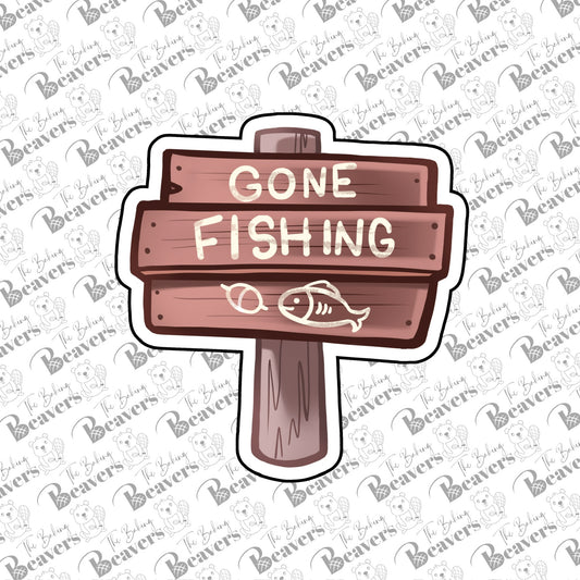 Wooden Post Sign Cookie Cutter