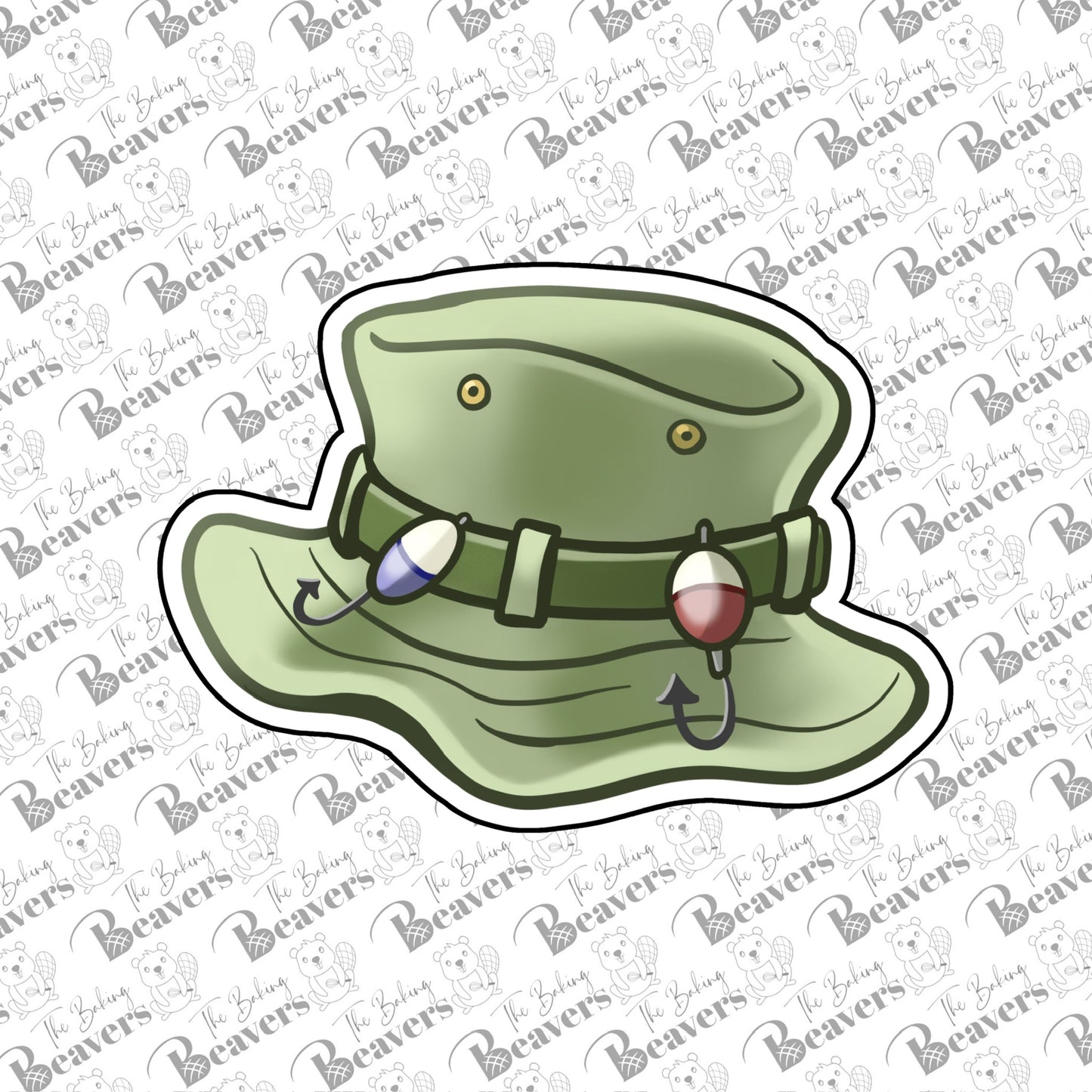 Floppy Fisherman Hat Cookie Cutter