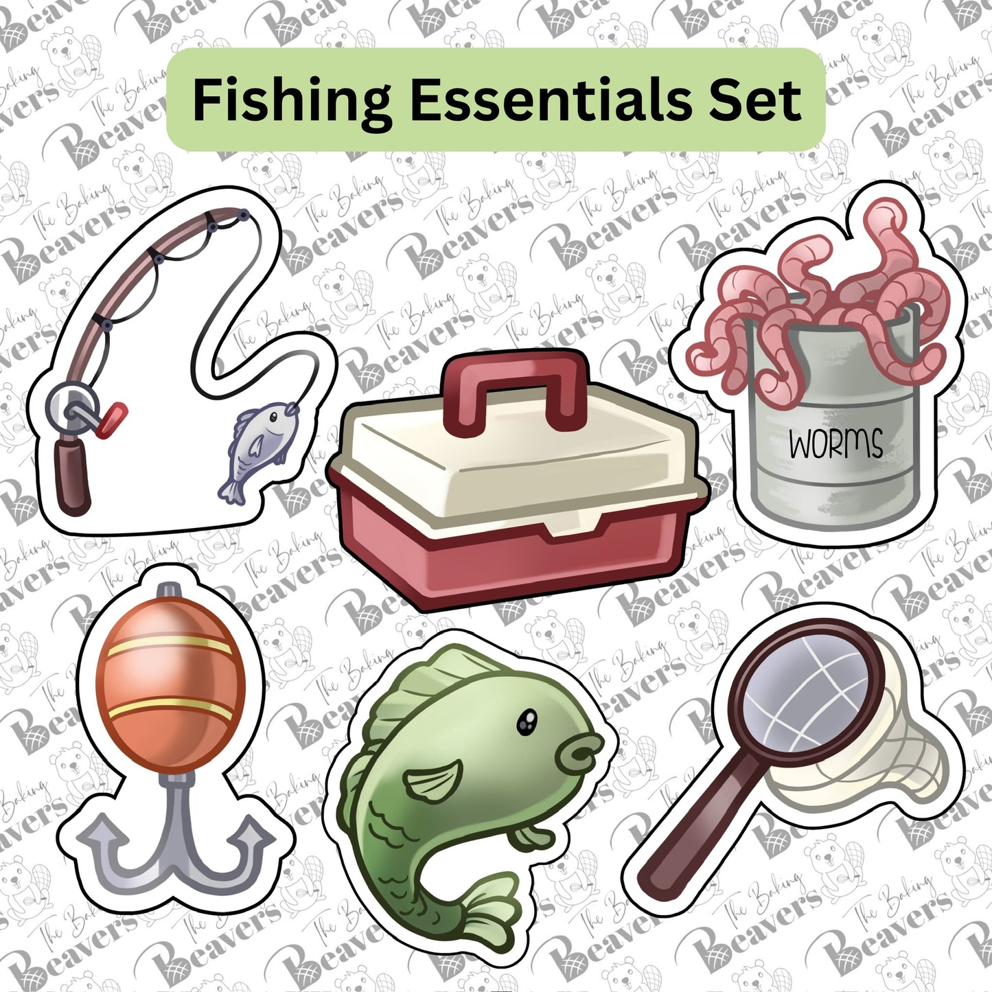 Fisherman Set of 6 Cookie Cutters