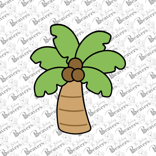 Rounded Palm Tree Cookie Cutter