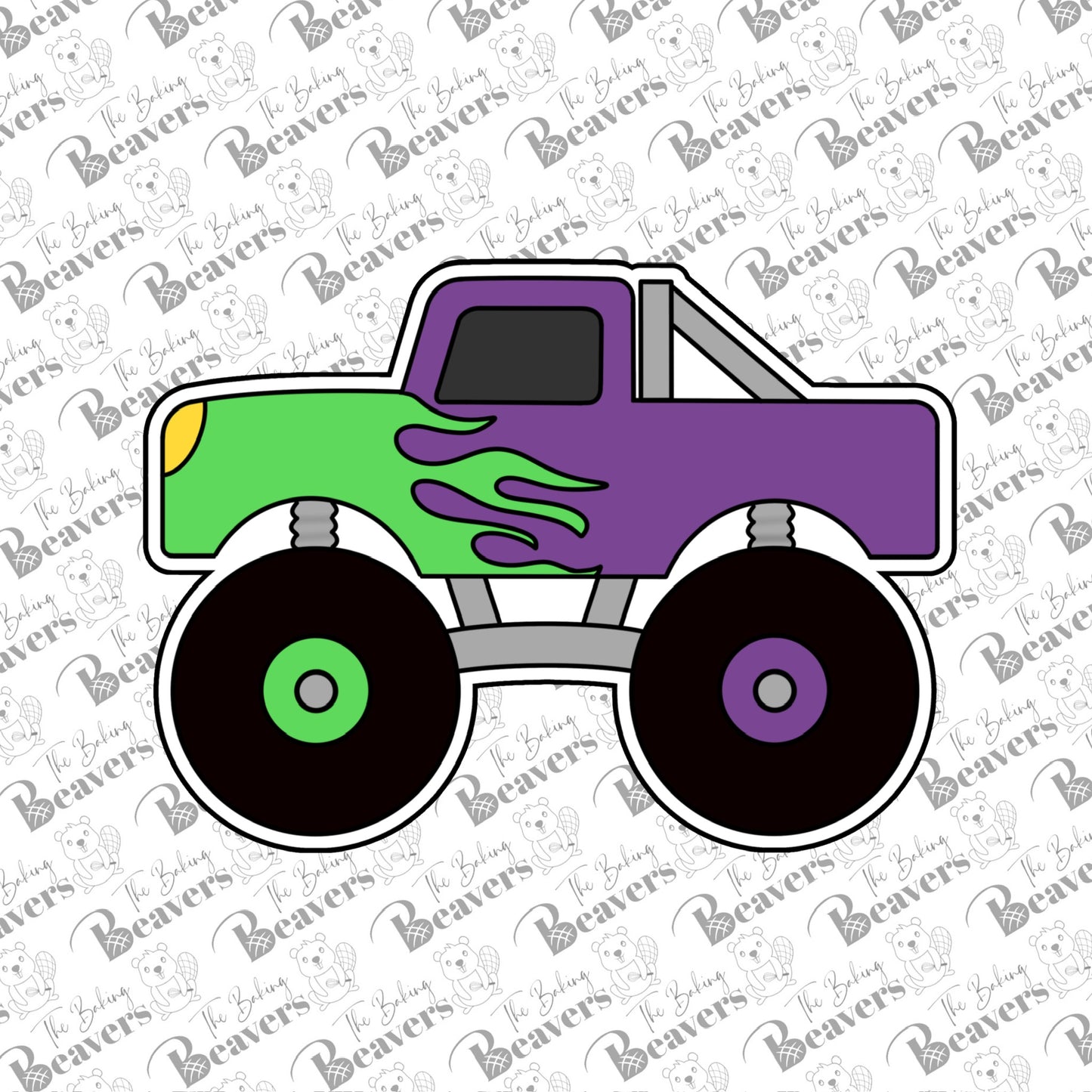 Monster Truck Cookie Cutter