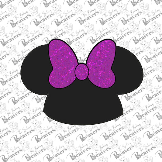 Mouse Ears with Bow Cookie Cutter