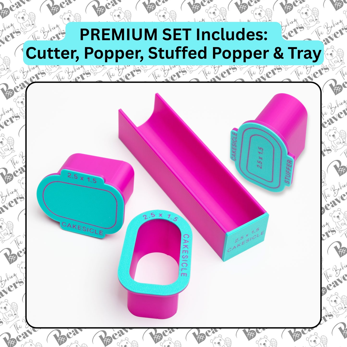 Cakesicle Set (Cutter, Popper and Tray)