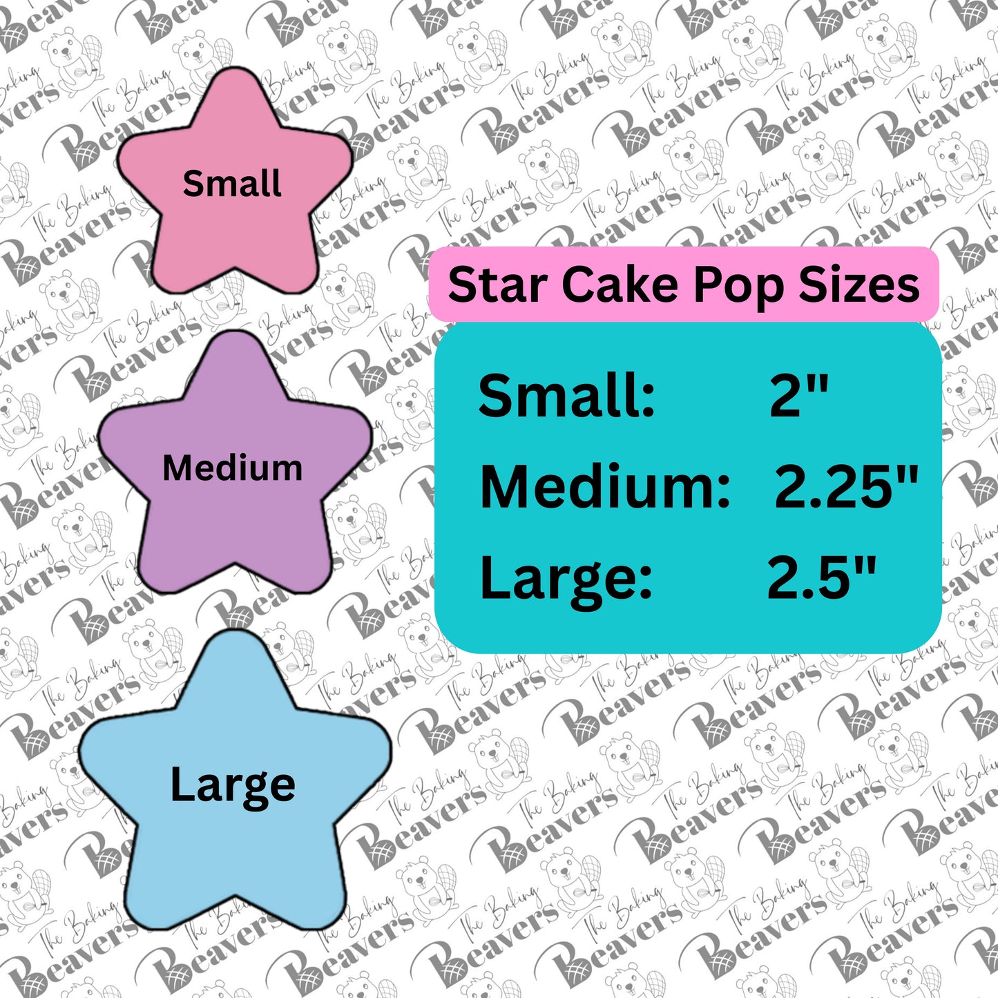 Star Cake Pop Set (Cutter, Popper and Tray)