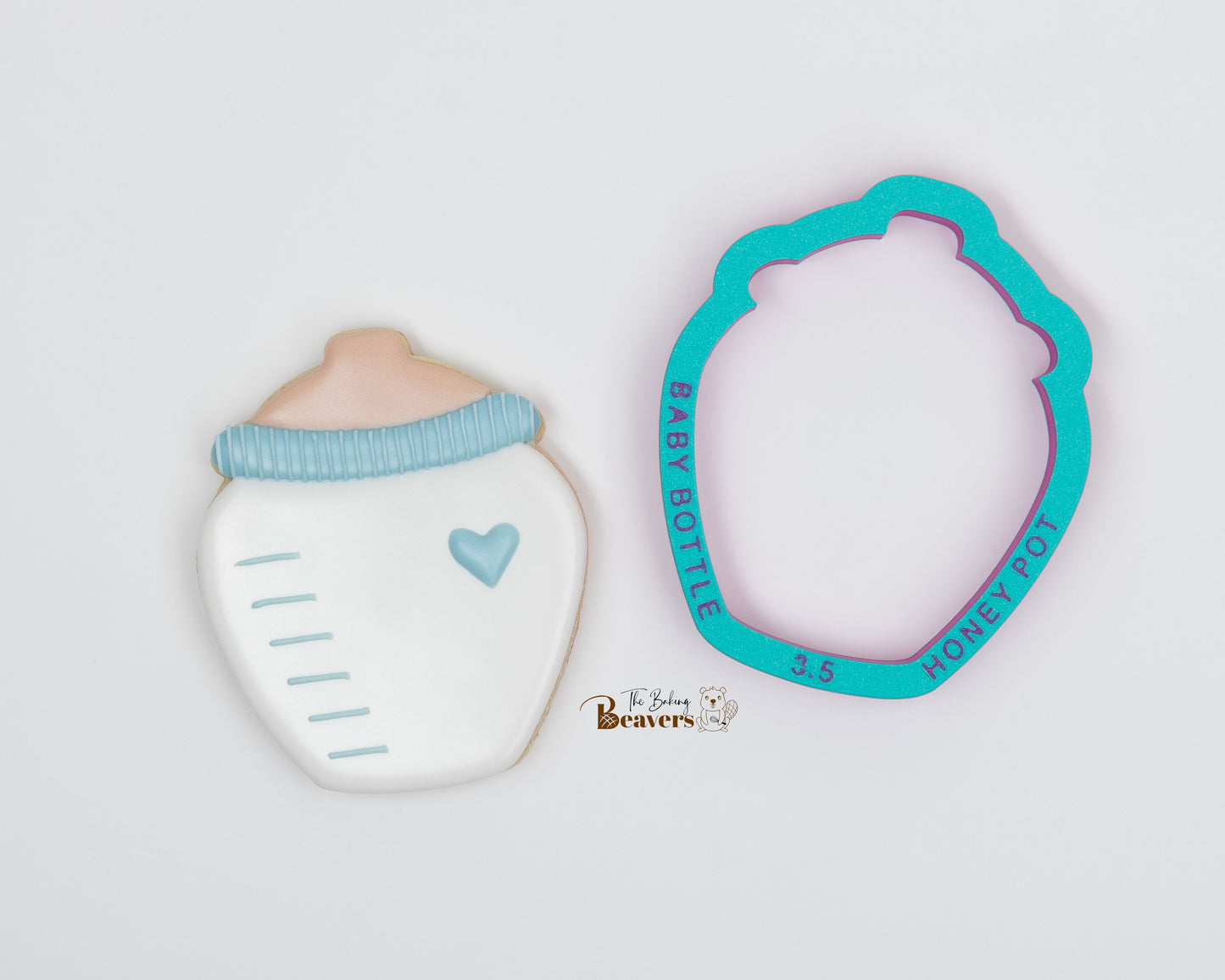 Wide Baby Bottle Cookie Cutter