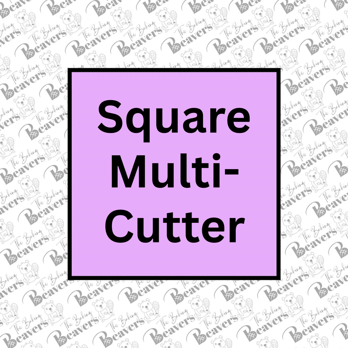 Multi-Square Cookie Cutter (Cuts 4 Squares at Once)