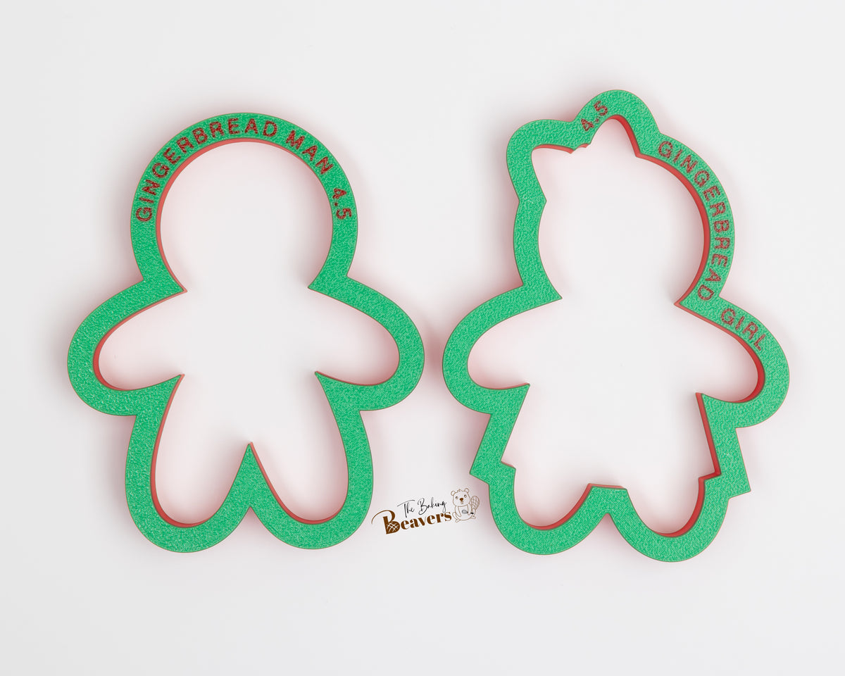 Gingerbread COUPLE Cookie Cutters (sold separate or as a set)