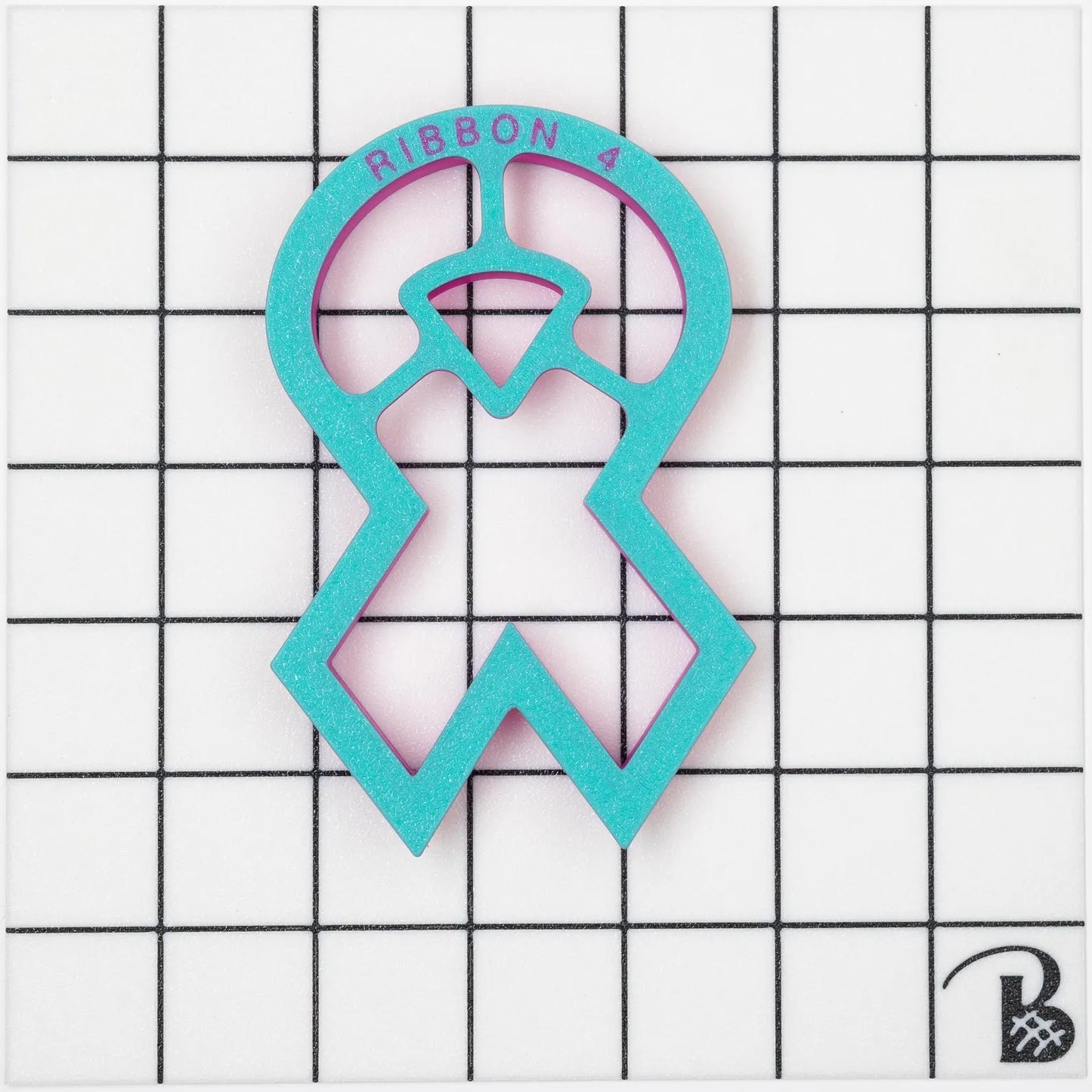 Awareness Ribbon Cookie Cutter (recommend sizing up)