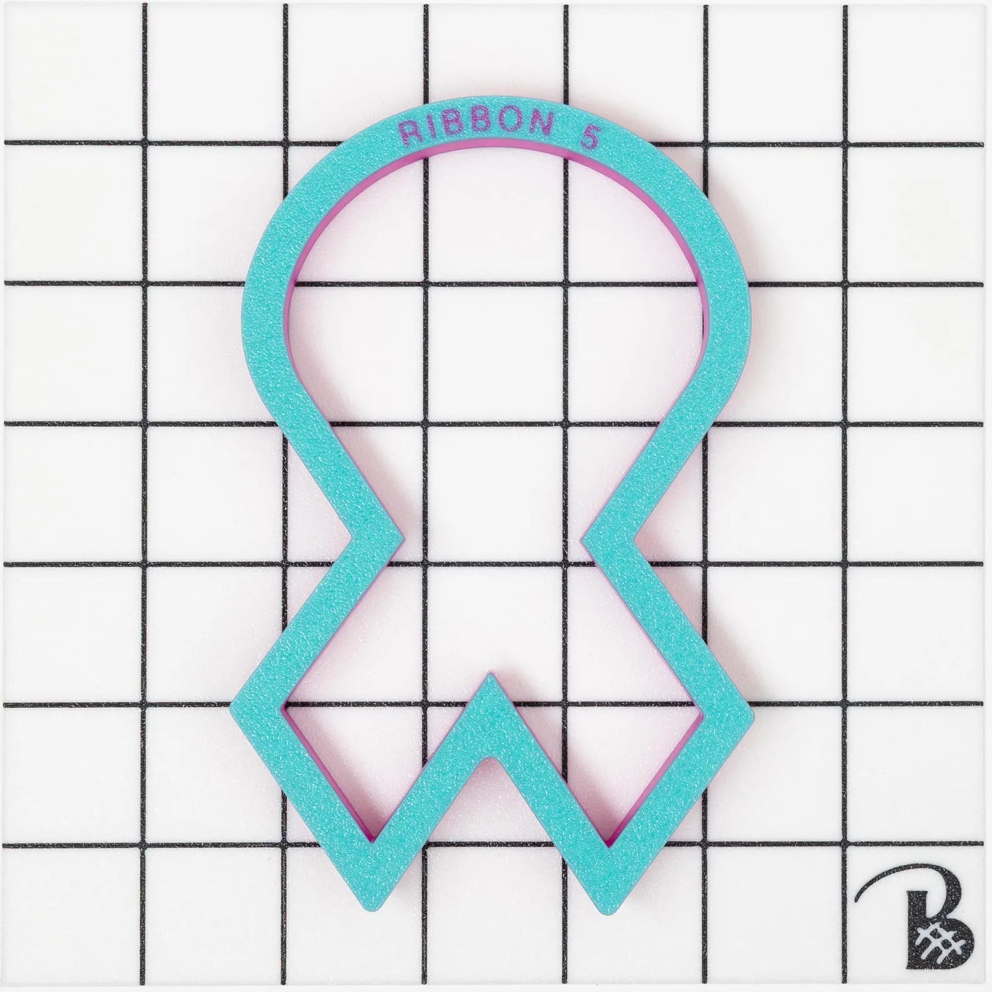 Awareness Ribbon Cookie Cutter (recommend sizing up)