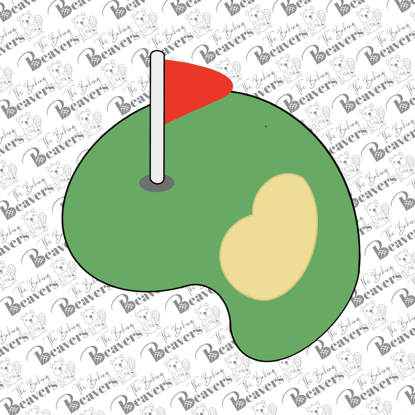 Golf Putting Green Cookie Cutter