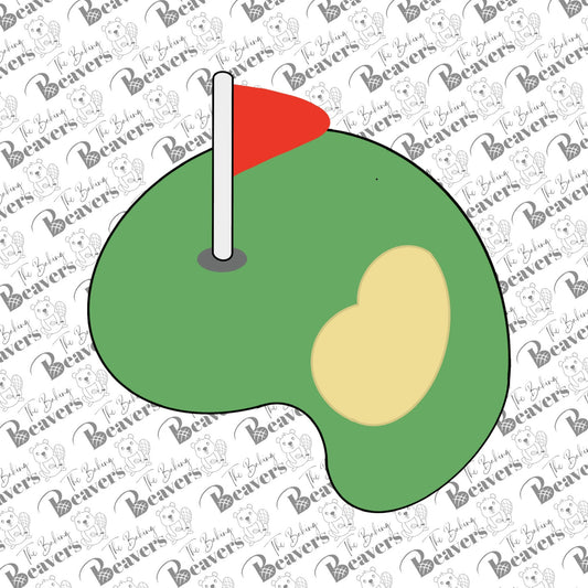 Golf Putting Green Cookie Cutter