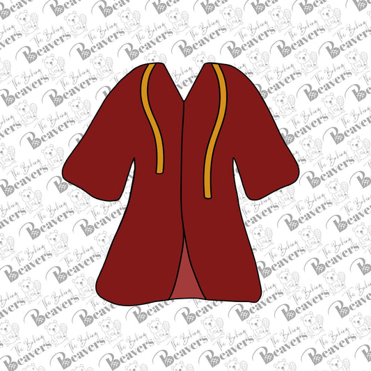 Graduation Gown Cookie Cutter (version 2- arms separated)