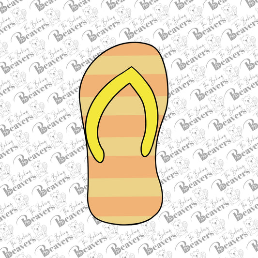 Single Flip Flop Cookie Cutter