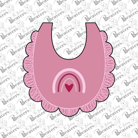 Ruffled Baby Bib Cookie Cutter