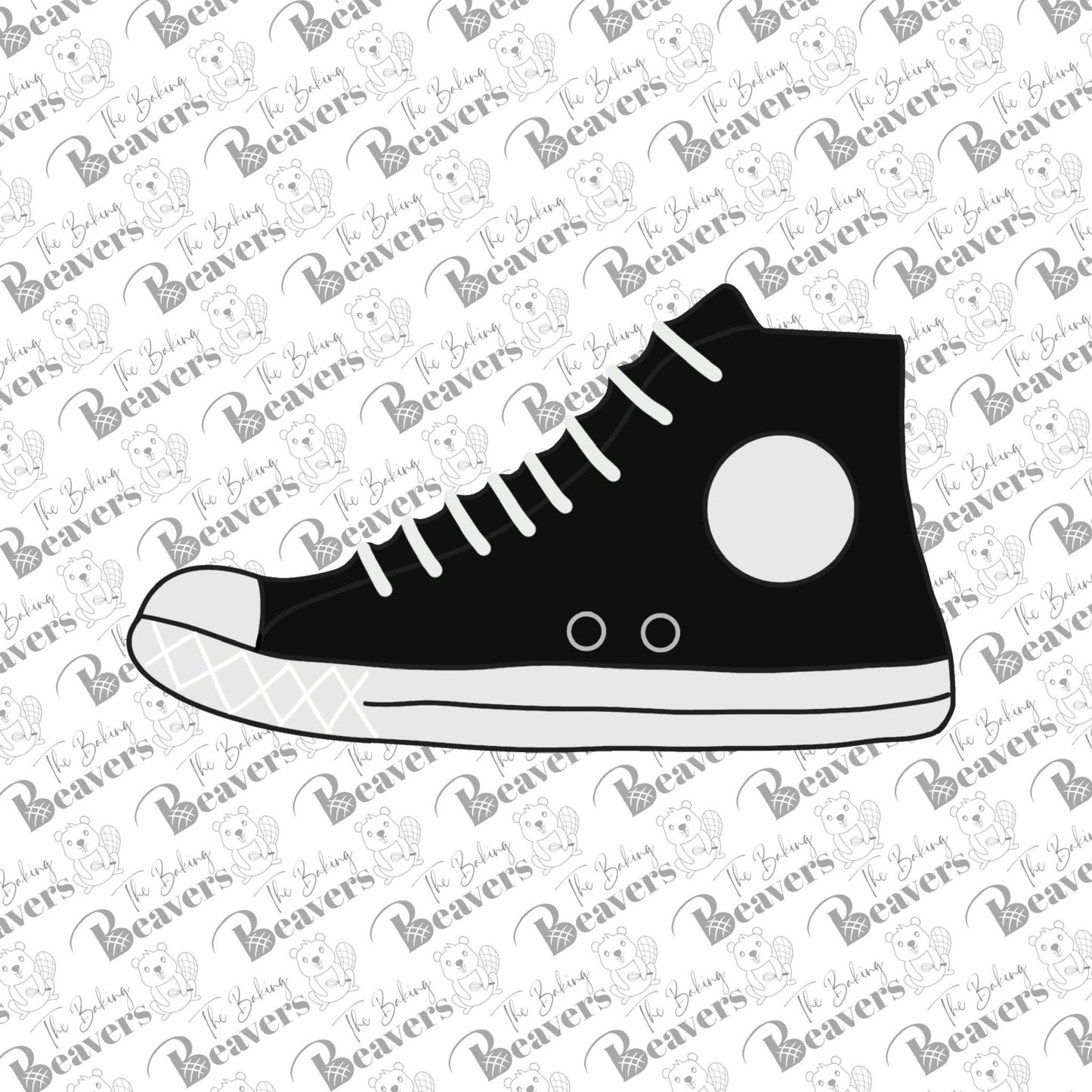 Chucks Shoe Cookie Cutter (recommend sizing up)